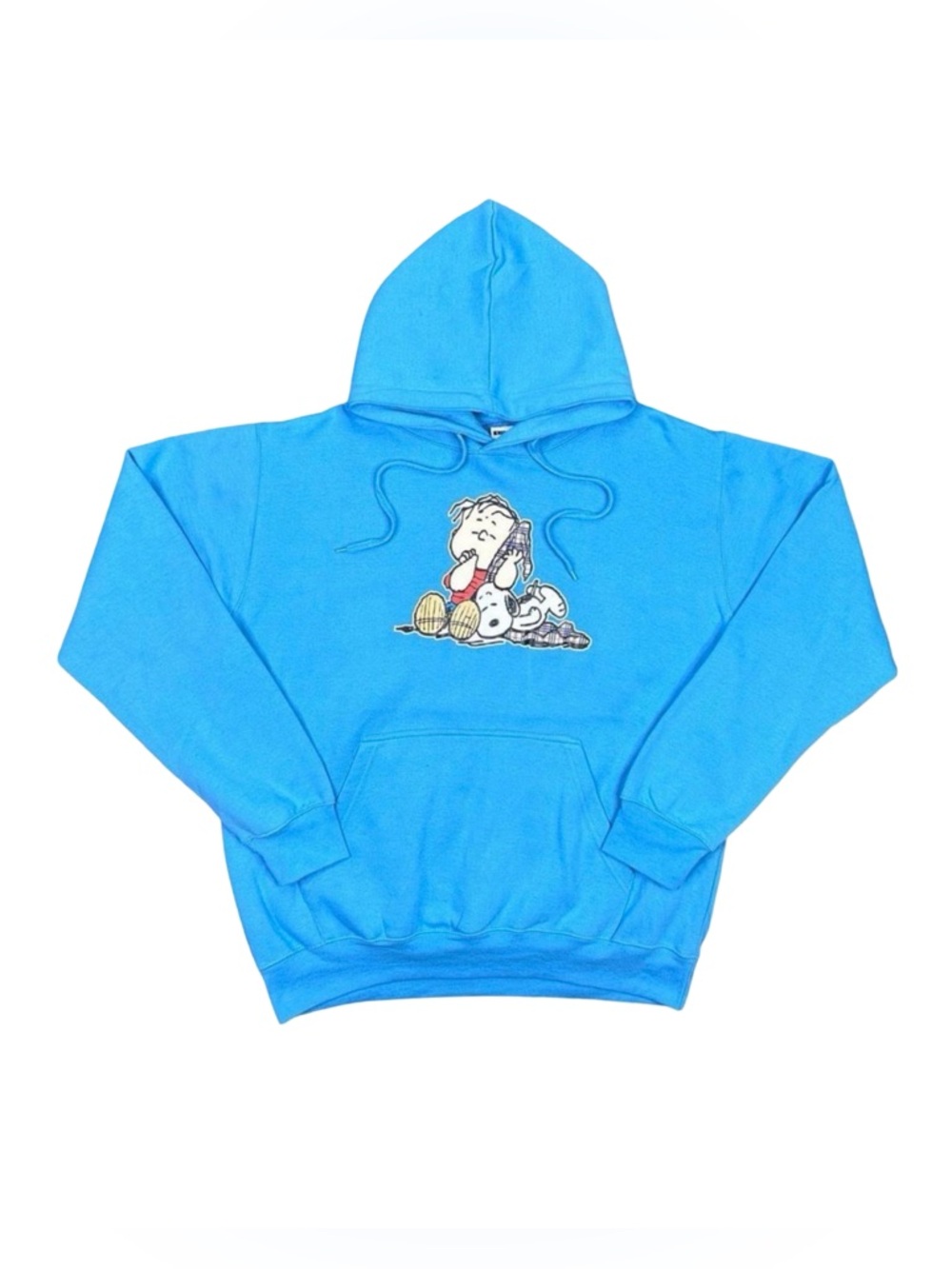 OWNYC Blue Linus & Snoopy Fleece Hoodie - Size XL